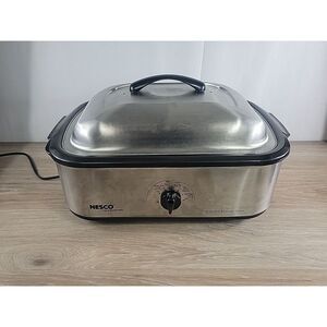 Nesco 18 QT Roaster Oven Roast Bake Cook Steam With Slow Cooking Model 4808-25PR